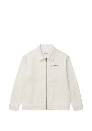 Palmes Lake zip-up jacket - White