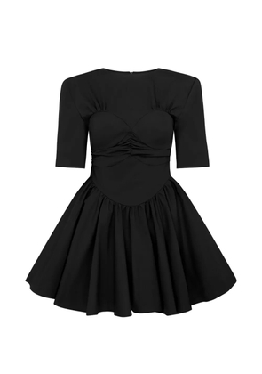 Violante Nessi Timothee twisted-bodice mini dress - Black
