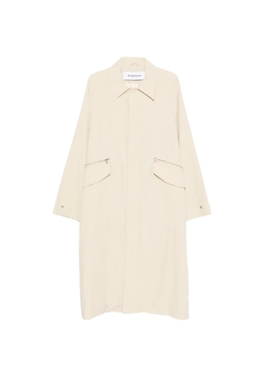 Études Studio zip-pockets overcoat - Neutrals