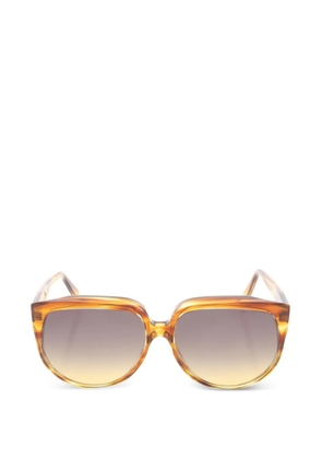 Celine Pre-Owned 2020s oversized sunglasses - Brown