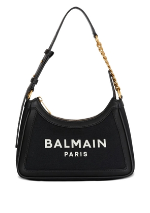 Balmain B-Army logo-plaque chain shoulder bag - Black