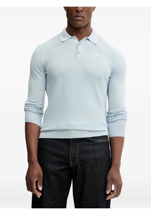 Karl Lagerfeld button polo shirt - Blue