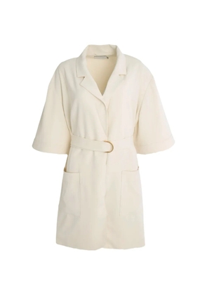 SIGNIFICANT OTHER Bowie belted collared mini dress - Neutrals