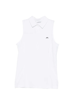 J.Lindeberg sleeveless polo top - White