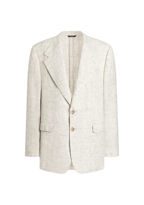 Dolce & Gabbana button single-breasted jacket - Neutrals