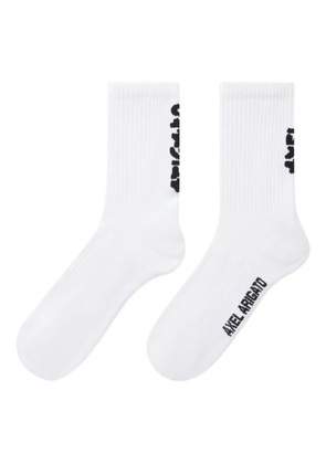 Axel Arigato Floral Jacquard socks - White