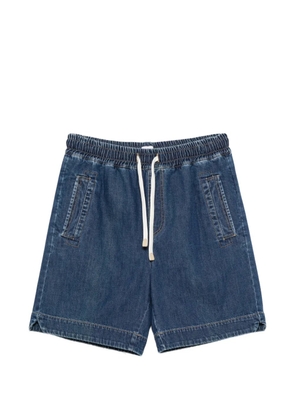Eleventy drawstring denim shorts - Blue