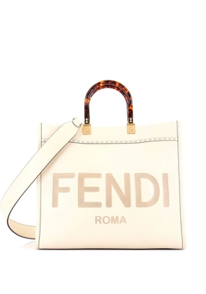 Fendi Pre-Owned Sunshine Shopper Leather Medium tote bag - Neutrals