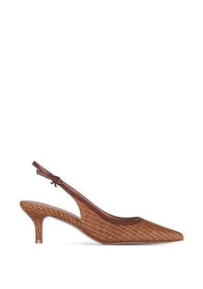Gianvito Rossi Mincora leather pumps - Brown