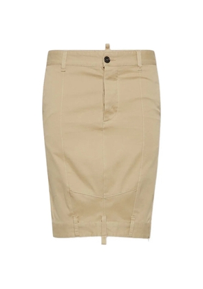 DSQUARED2 x Bettter chino midi skirt - Neutrals