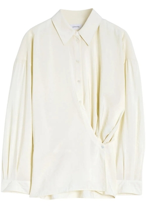 LEMAIRE twisted shirt - Neutrals