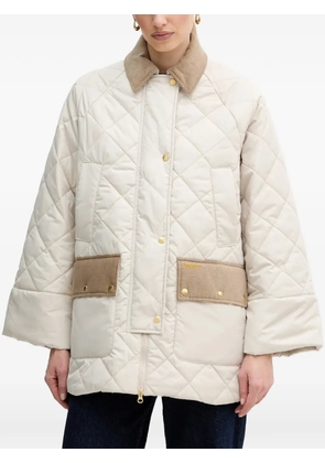 Barbour corduroy quilted jacket - Neutrals