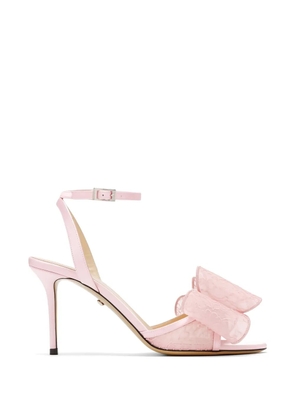 MACH & MACH Le Cadeau bow-detail lace sandals - Pink