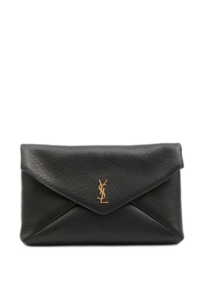 Saint Laurent Cassandre large pouch - Black