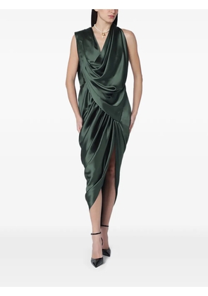 Vivienne Westwood draped split dress - Green