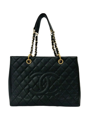 CHANEL Pre-Owned 2013-2014 Caviar Grand Shopping tote bag - Black