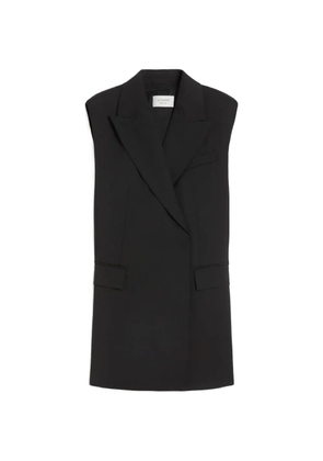 Max Mara sleeveless coat - Black