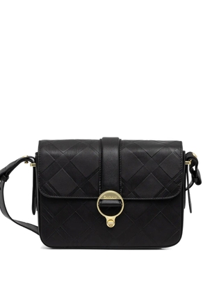 Barbour Rosa Deboss quilted buckle cross body bag - Black