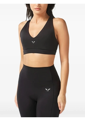 SQUATWOLF V-neck criss-cross bra - Black