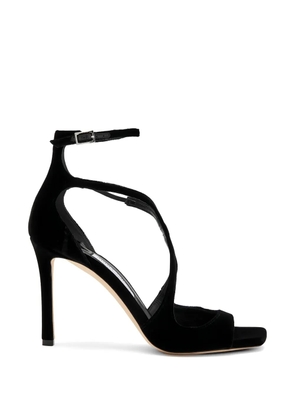 Jimmy Choo Azia square toe strap sandals - Black
