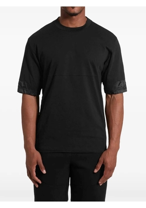 PUMA sleeve-detail T-shirt - Black