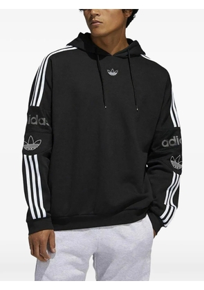 adidas logo-detail hoodie - Black
