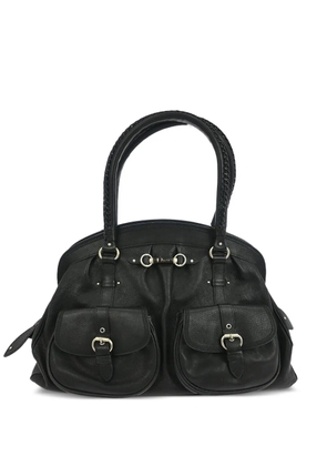 Christian Dior Pre-Owned 2007 braided leather handbag - Black