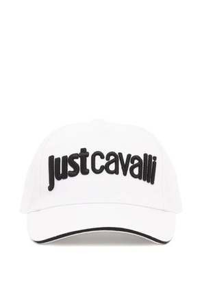 Just Cavalli logo-detail baseball cap - White