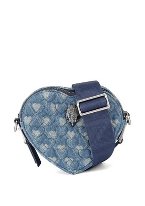 Kurt Geiger London heart-quilted cross body bag - Blue