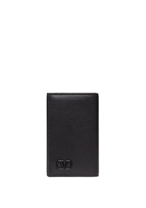 Valentino Garavani Vlogo keyring pouch - Black