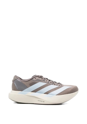 adidas Adizero Evo striped panelled sneakers - Grey