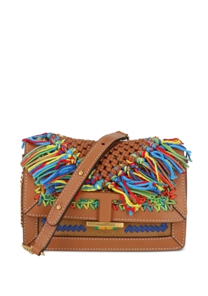Tod's woven shoulder bag - Brown