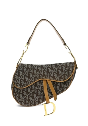 Christian Dior Pre-Owned 2001 saddle Trotter handbag - Brown