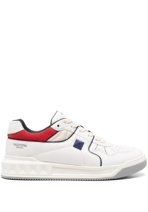 Valentino Garavani One Stud leather sneakers - White