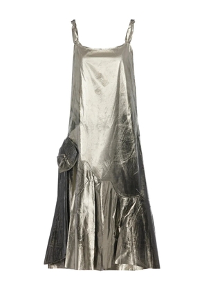Maison Margiela foiled midi dress - Grey
