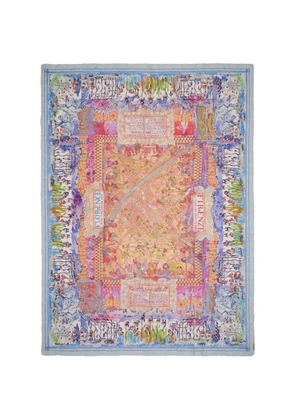 Faliero Sarti x Paolo Fiumi Florence Map scarf - Blue