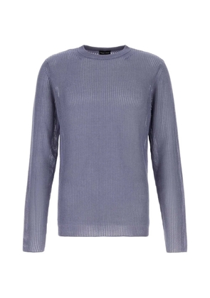 Giorgio Armani ribbed sweater - Purple