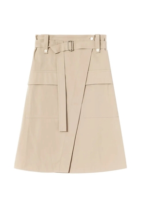 Plan C belt pocket skirt - Neutrals