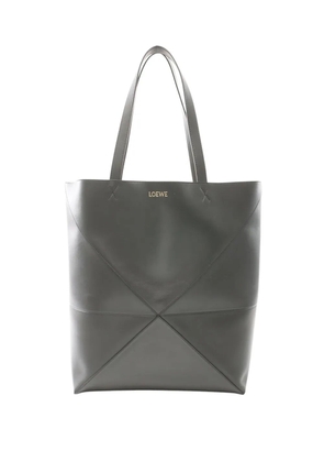 Loewe Pre-Owned 2010-2026 Large Calfskin Puzzle Fold tote bag - Grey