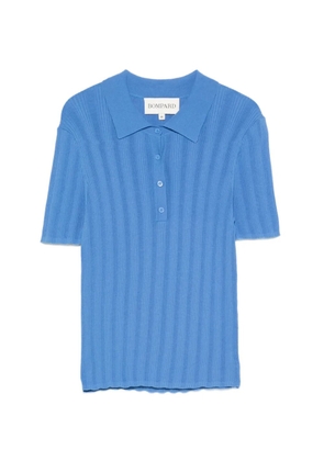 BOMPARD ribbed polo shirt - Blue