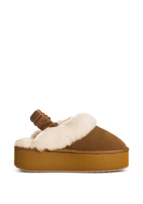 Birkenstock open toe slippers - Brown