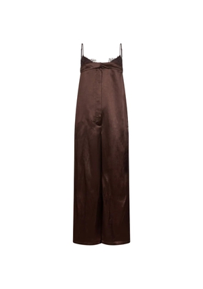 LIU JO stain jumpsuit - Brown