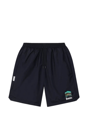 HOMIES MARBELLA Racing logo-detail shorts - Blue
