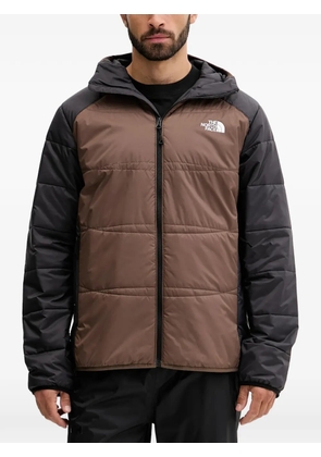 The North Face hooded colour block jacket - Brown