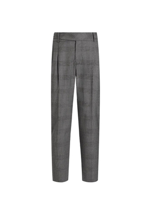 Dolce & Gabbana check tartan trousers - Grey