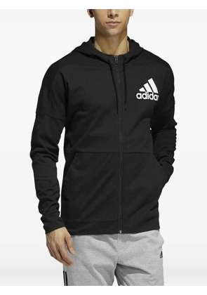 adidas hooded full-zip hoodie - Black