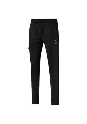 PUMA logo detail track pants - Black