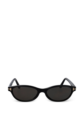 TOM FORD oval-frame sunglasses - Black