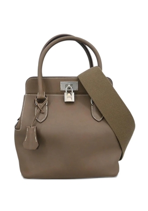 Hermès Pre-Owned 2014 26 Toolbox leather handbag - Brown