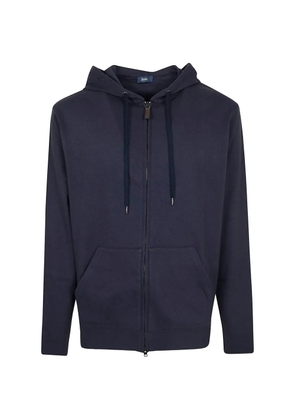 Herno zipped hoodie - Blue